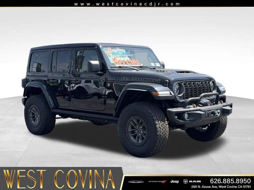 New 2024 Black Clear-Coat Exterior Paint Jeep Rubicon 392 image 5