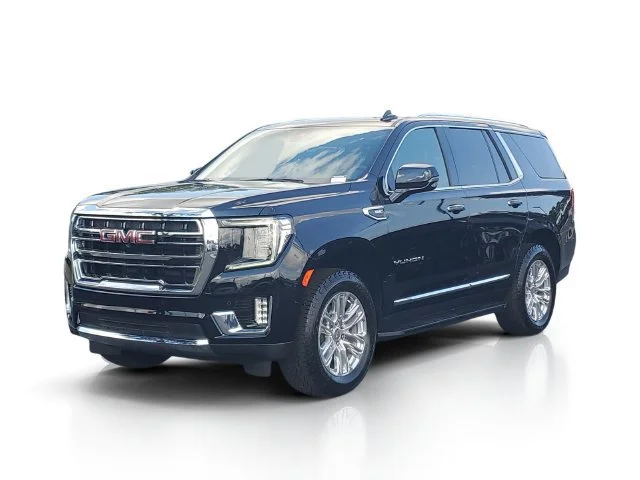 Used 2022 ONYX BLACK GMC SLT image 3
