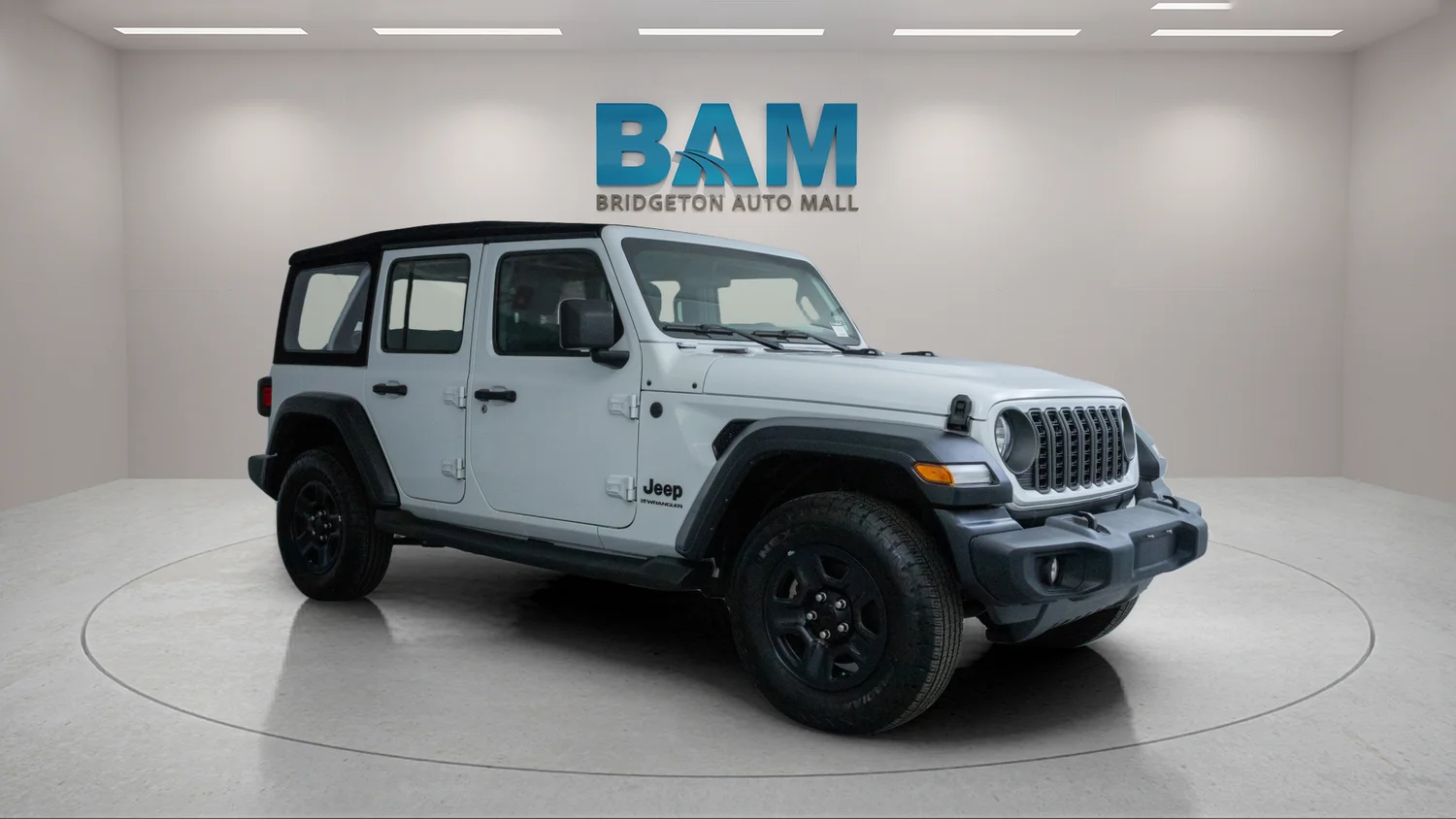 Certified Used 2024 White Jeep Sport image 1