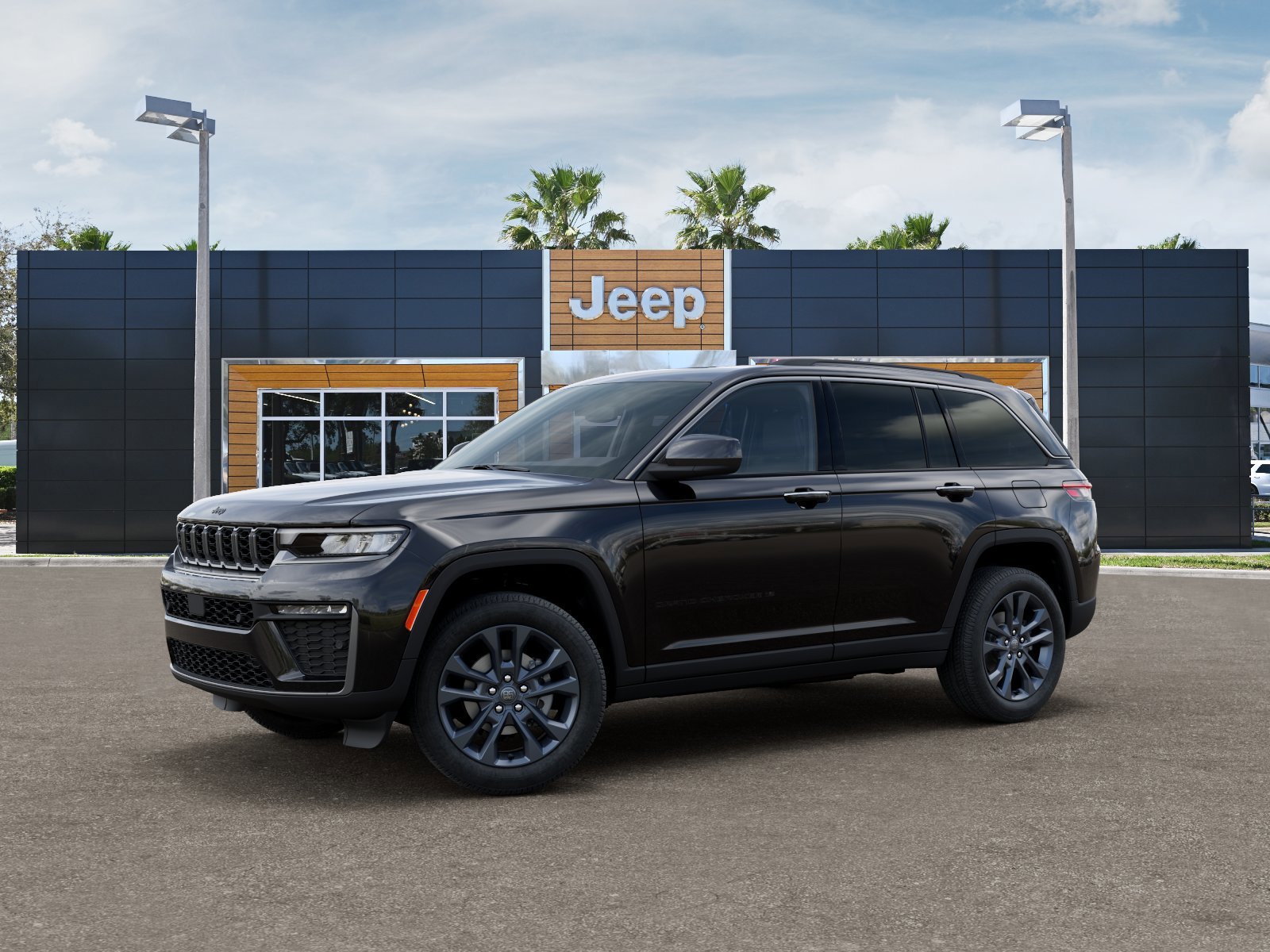 New 2026 Diamond Black Crystal Pearlcoat Jeep 85th Anniversary Edition image 2