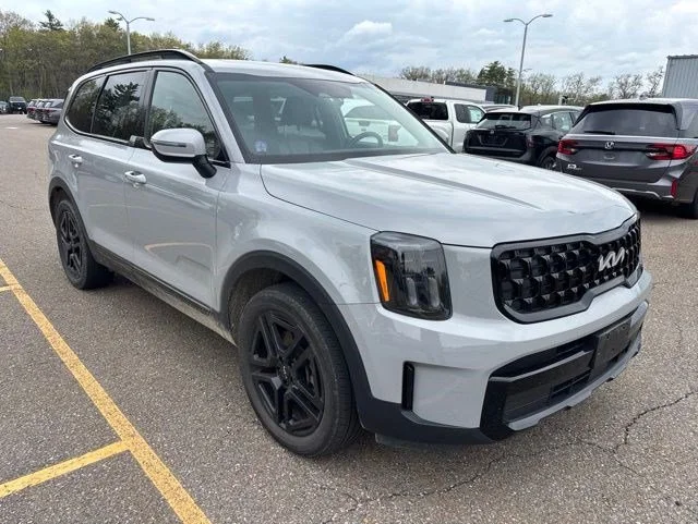 Wolf Gray 2024 Kia Telluride EX X-Line AWD SUV / Crossover All-Wheel Drive