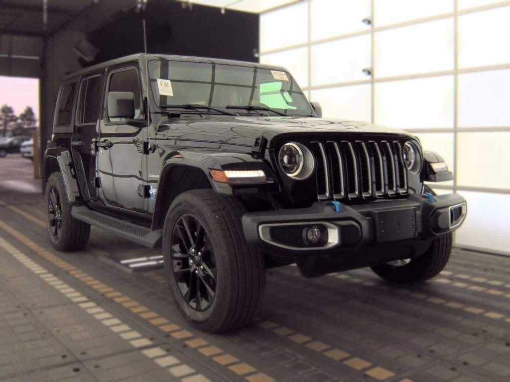 Used 2023 Black Jeep Sahara 4xe image 3