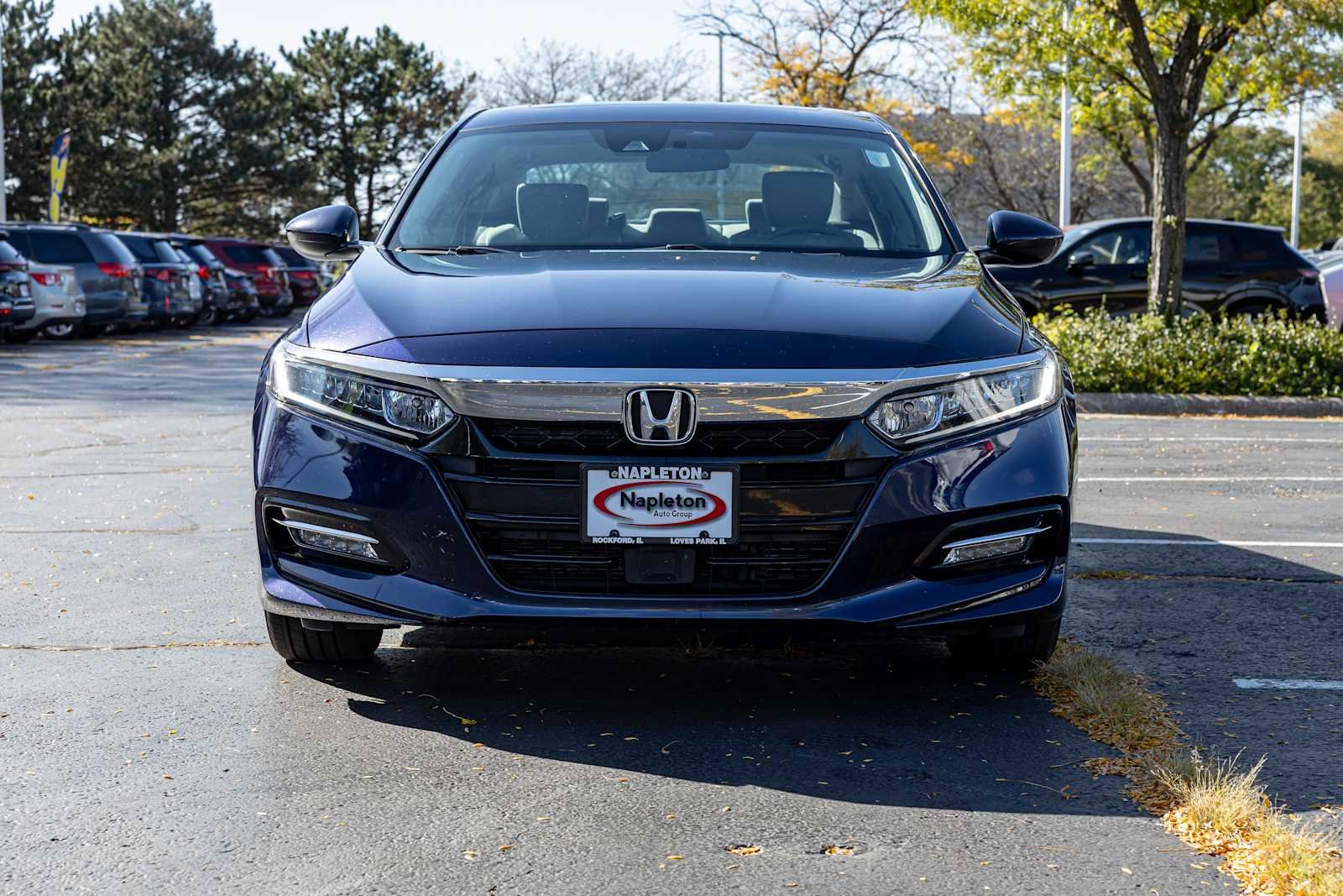 Used 2020 Obsidian Blue Pearl Honda EX image 2
