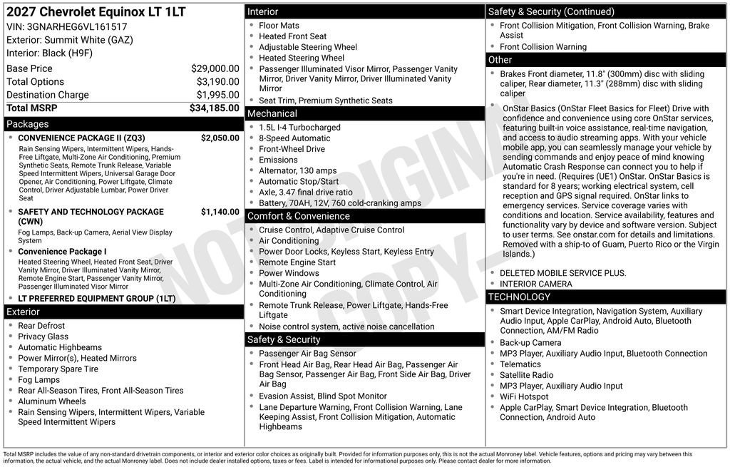 2027 Chevrolet Equinox LT - Photo 4