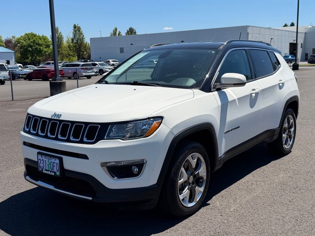 Used 2020 White Clearcoat Jeep Limited image 4