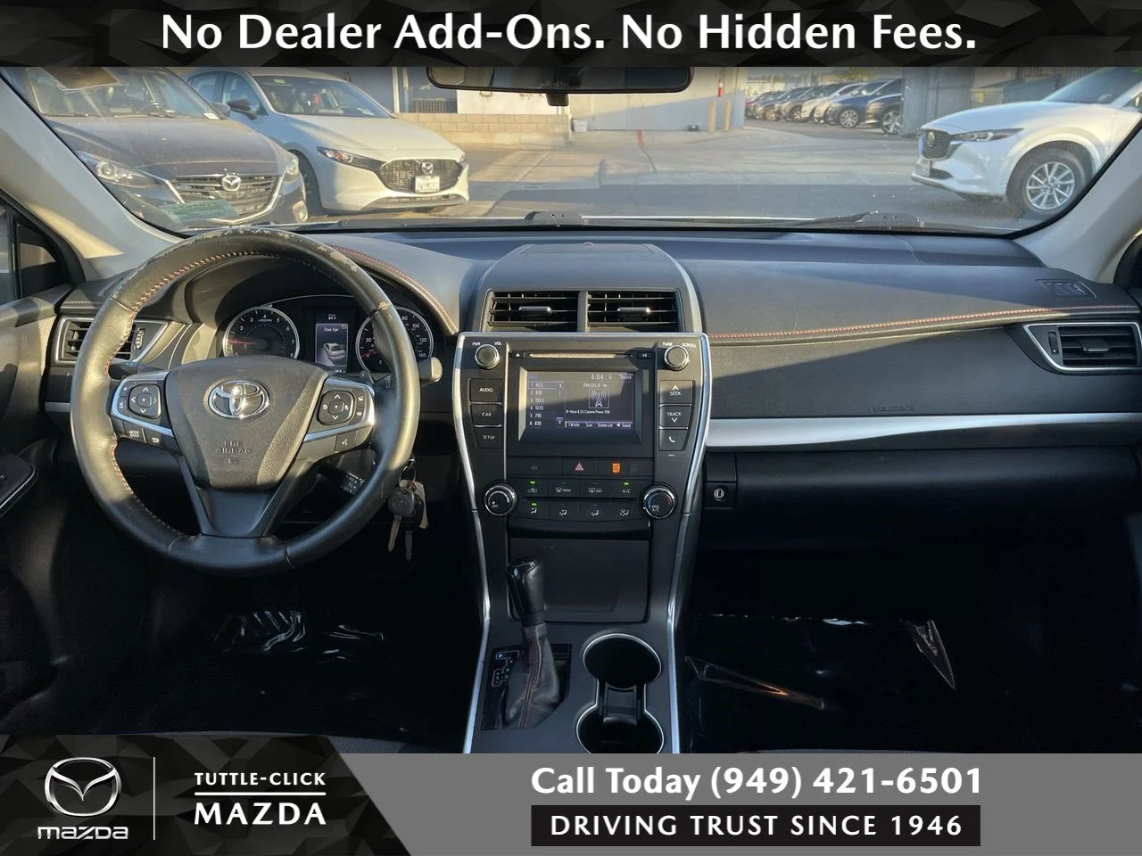 Used 2017 CELESTIAL SILVER Toyota SE image 12