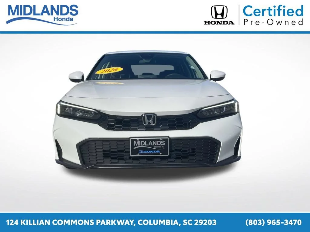 Certified Used 2026 Platinum White Pearl Honda LX image 34
