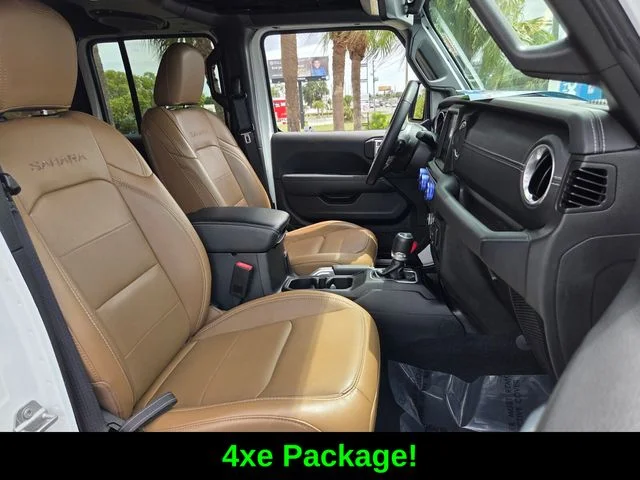 Certified Used 2022 White Jeep Unlimited Sahara 4xe image 18
