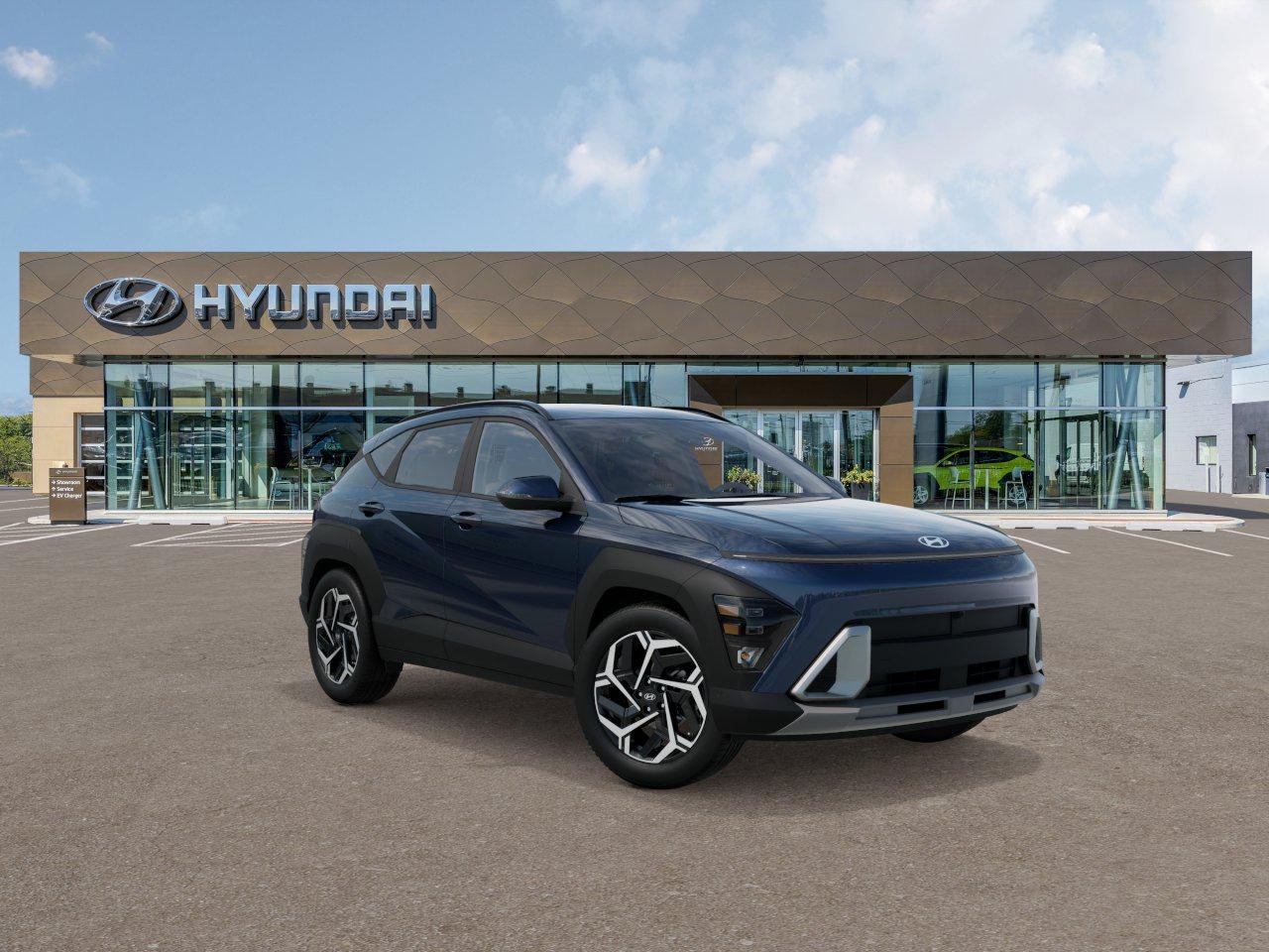 New 2027 Denim Blue Pearl Hyundai SEL Premium FWD image 2