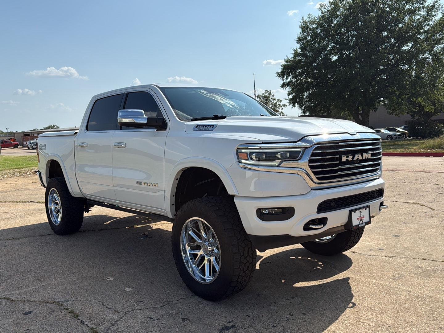 Used 2020 Ivory White Tri-Coat Pearlcoat Ram Longhorn image 1