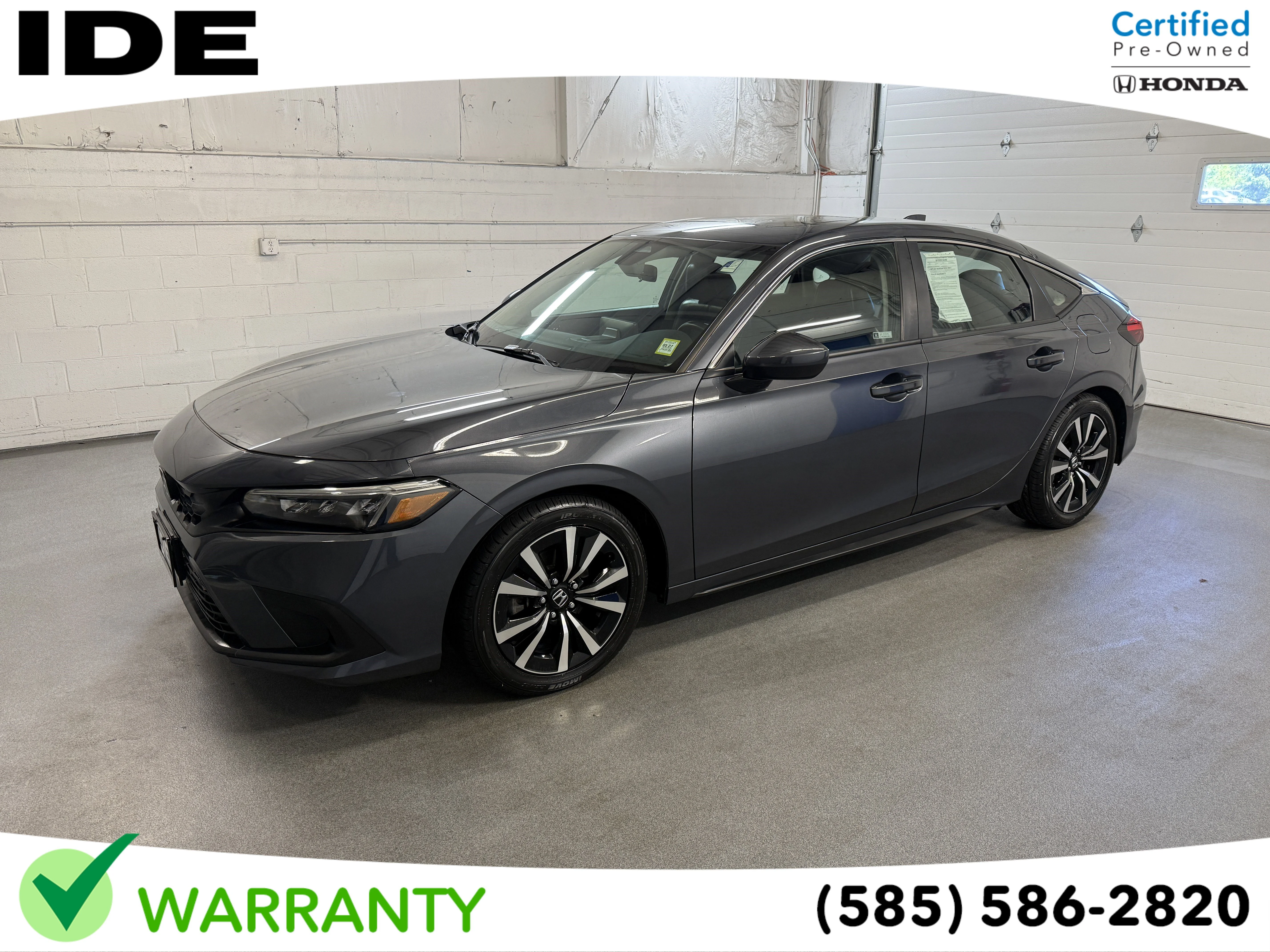 Certified Used 2023 Meteorite Gray Metallic Honda EX-L image 1