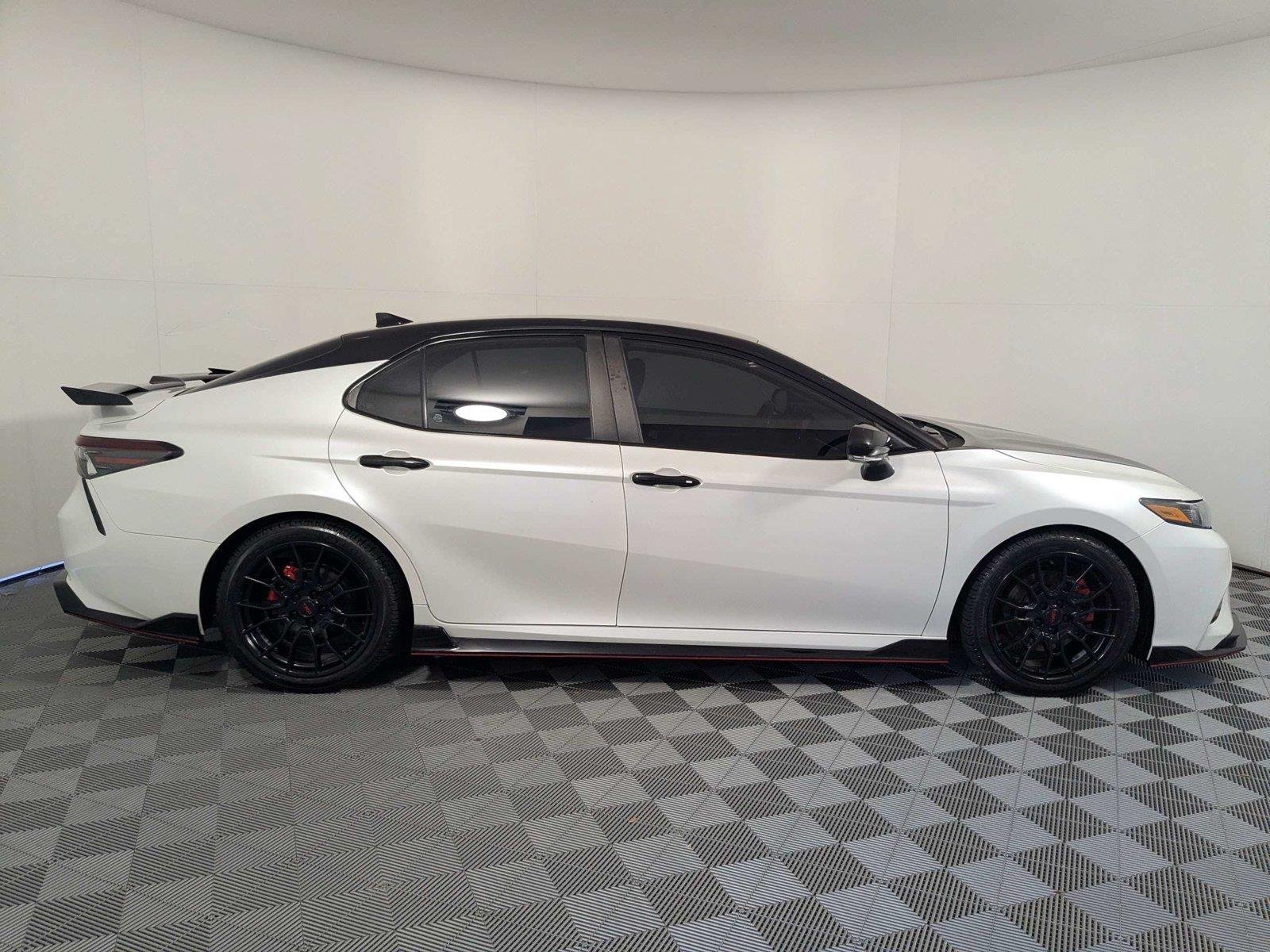 Used 2024 Wind Chill Pearl w/Midnight Black Metallic Roof Toyota TRD image 4