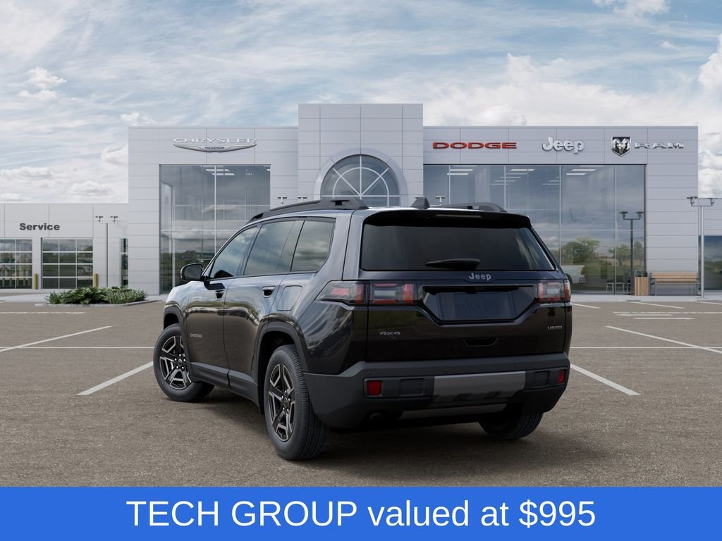 New 2026 Diamond Black Crystal Pearl-Coat Exterior Paint Jeep Limited image 3