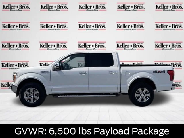 Certified Used 2018 White Platinum Clearcoat Metallic Ford Lariat image 4