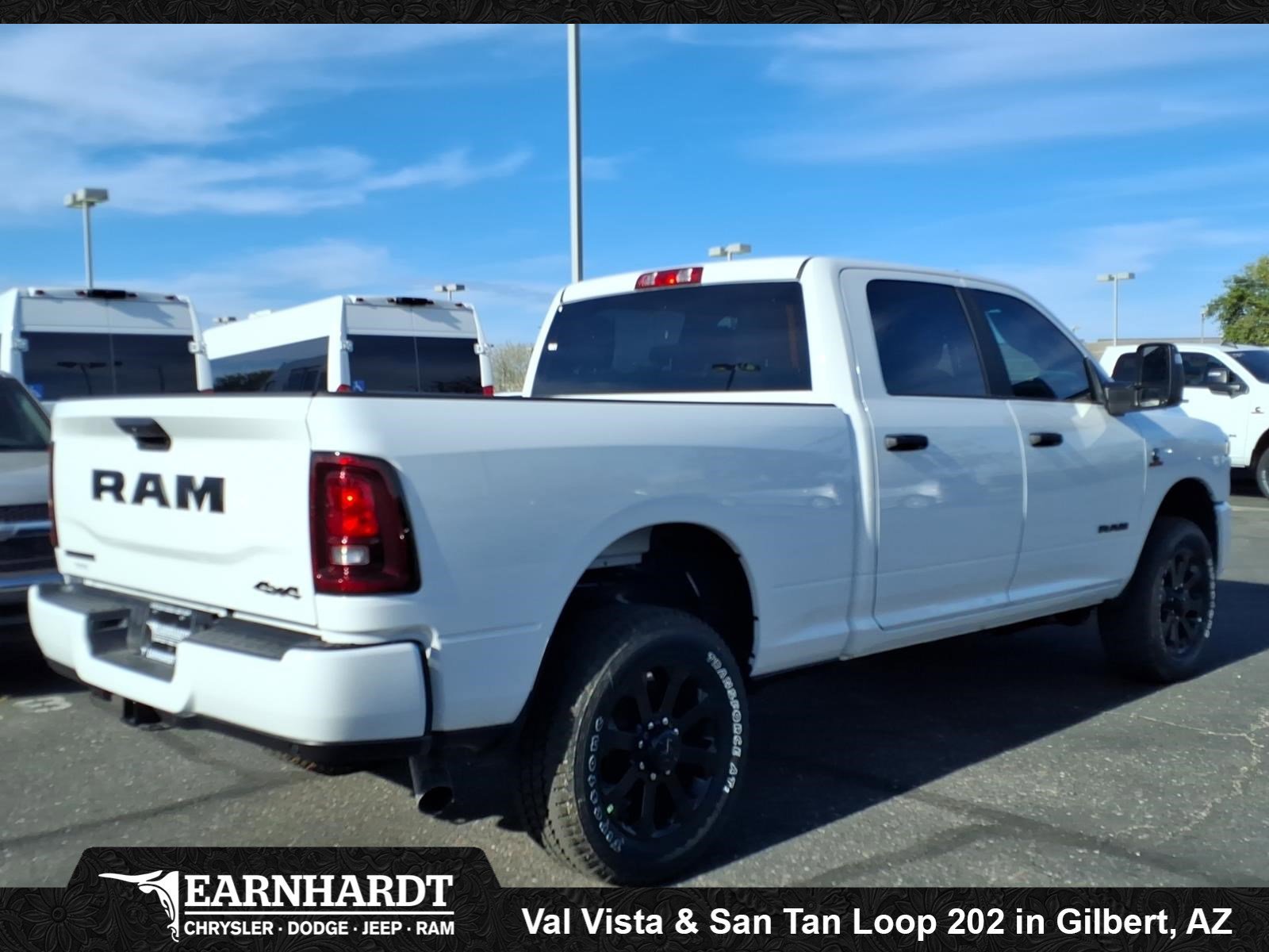 New 2026 Bright White Clear-Coat Exterior Paint RAM Big Horn image 4