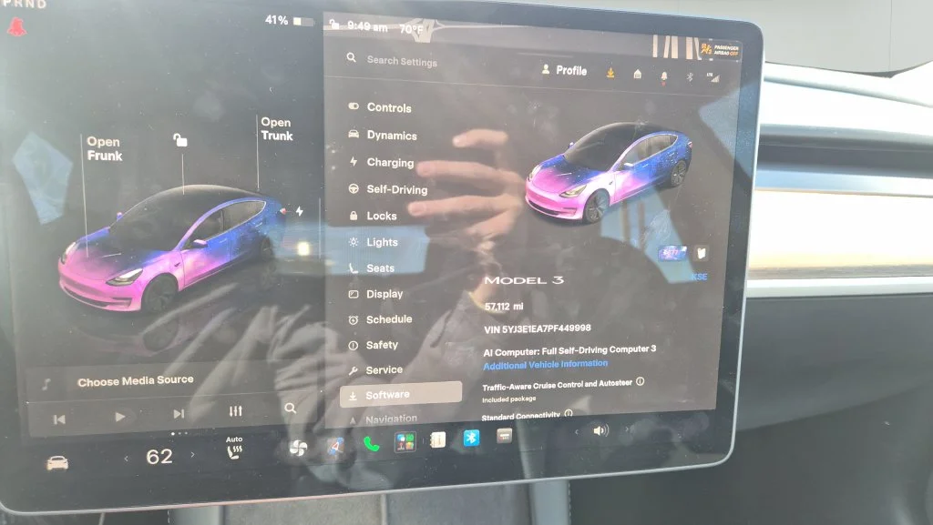 Used 2023 Silver Tesla Base image 11