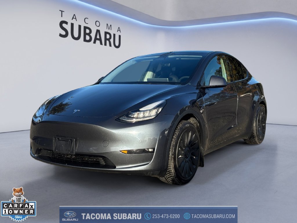 Used 2021 Gray Tesla Long Range image 1