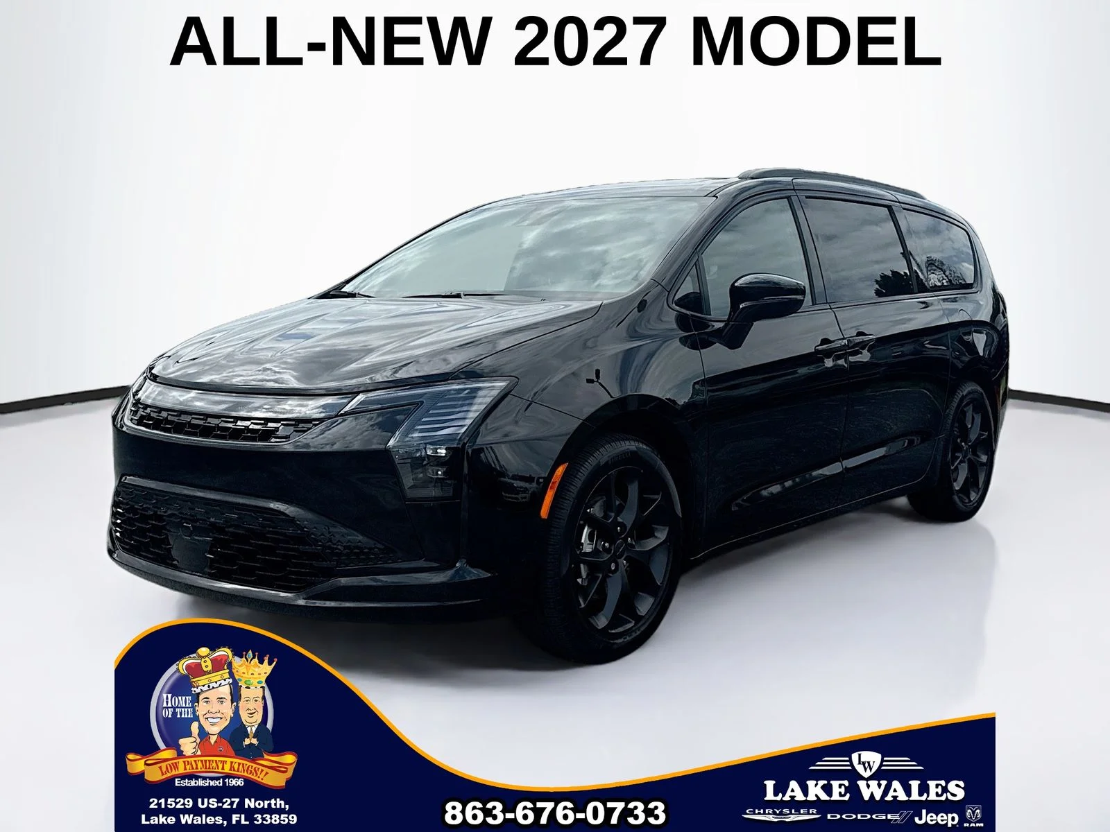 New 2027 Diamond Black Crystal Pearl-Coat Exterior Paint Chrysler Limited image 2