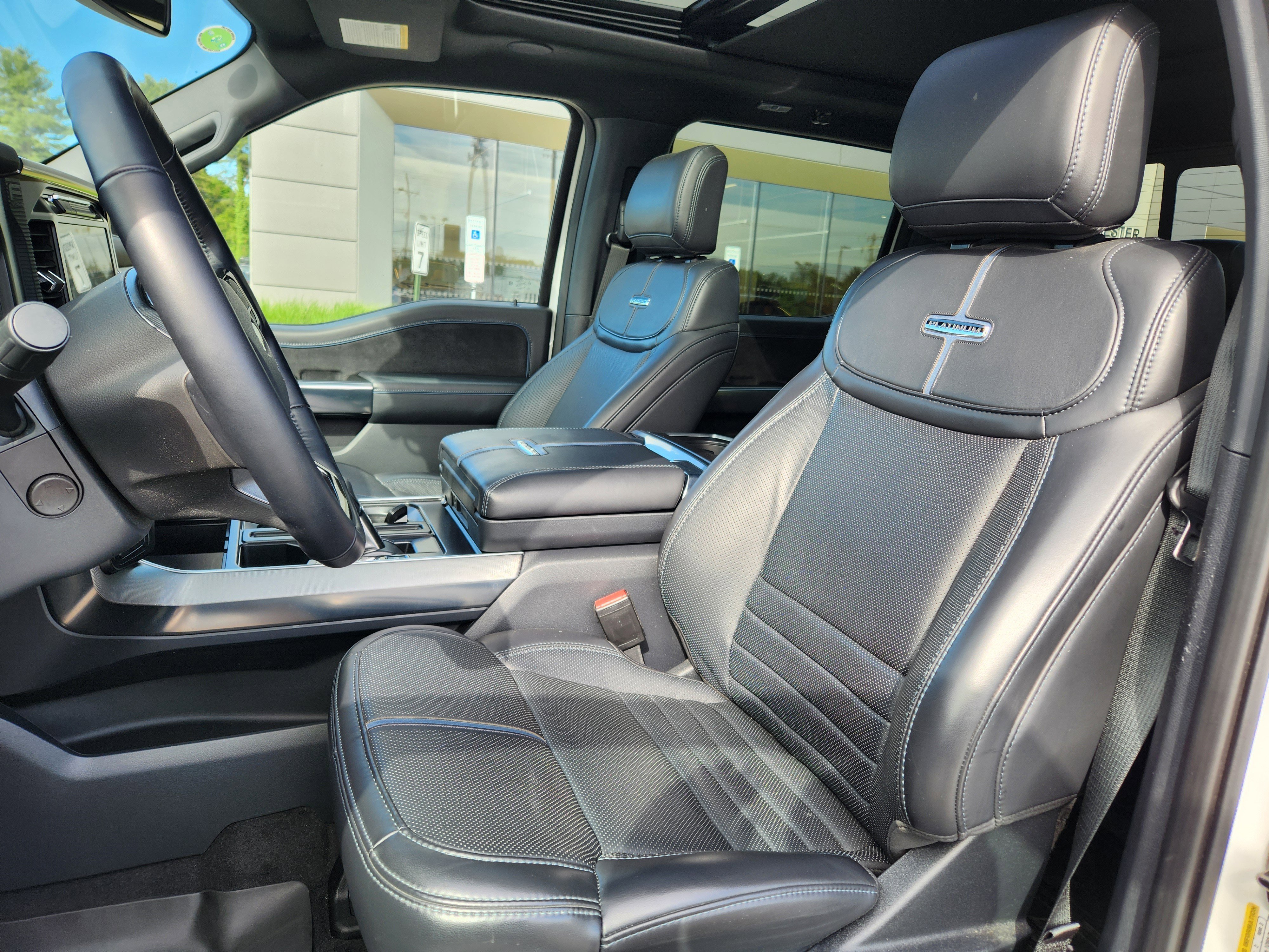 Used 2025 Star White Metallic Tri Coat Ford Platinum image 10