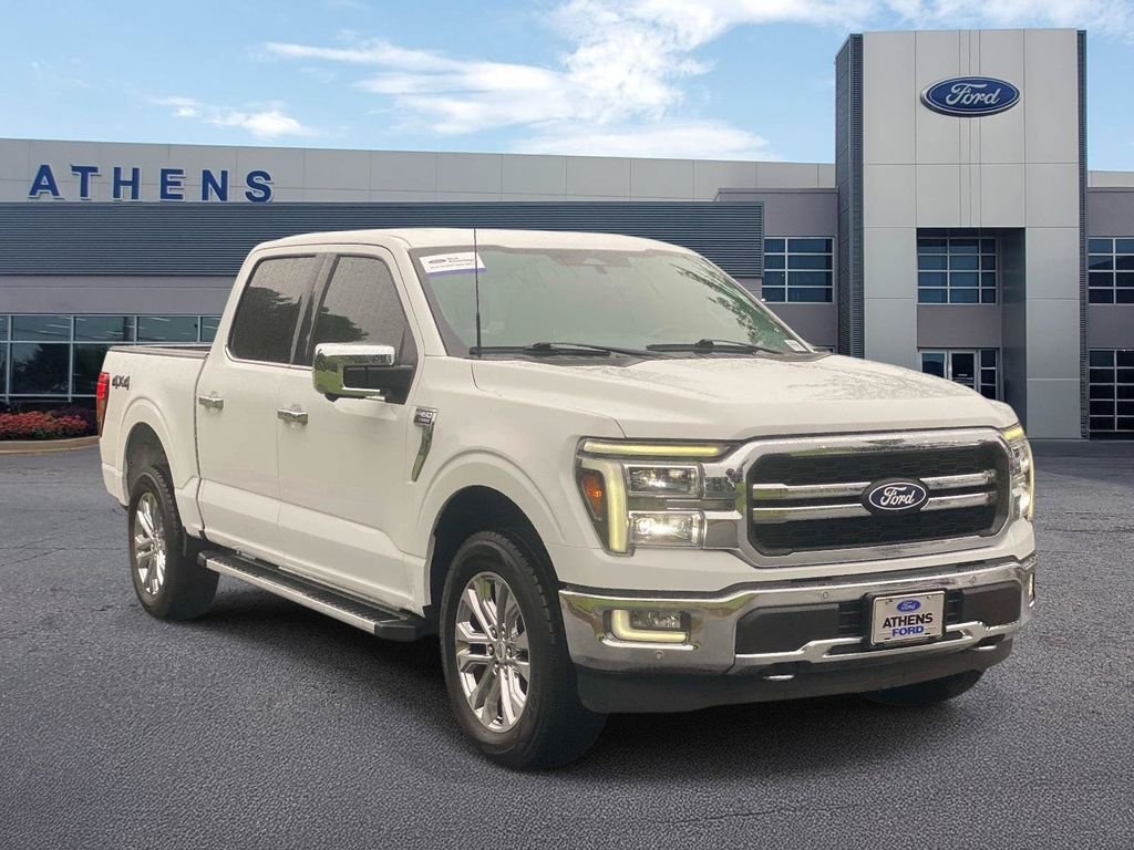 Certified Used 2024 Oxford White Ford Lariat image 1