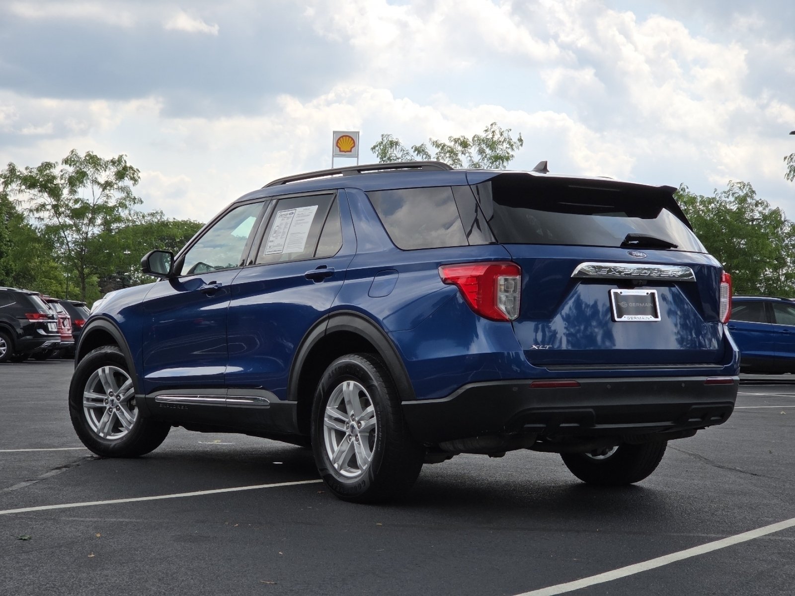 Used 2021 Blue Metallic Ford XLT image 18