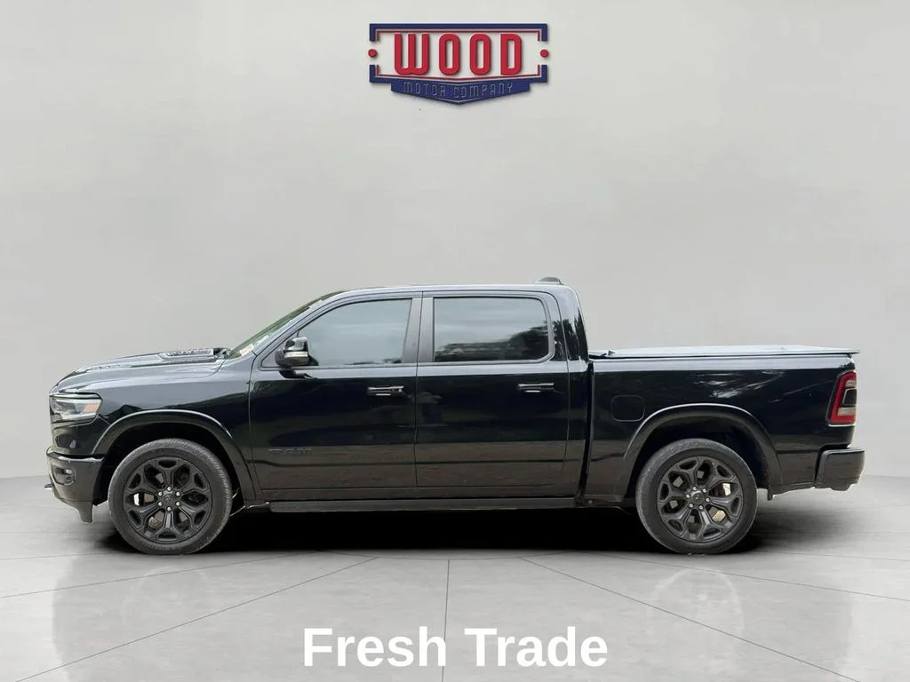 Used 2021 Diamond Black Crystal Pearlcoat Ram Limited image 4