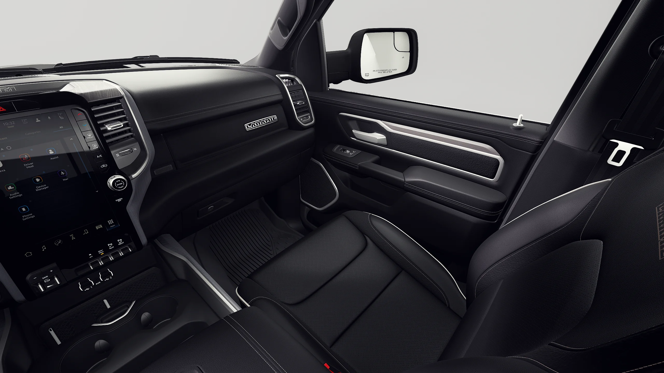 New 2027 Diamond Black Crystal Pearl-Coat Exterior Paint RAM LARAMIE image 7