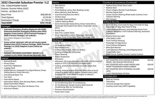 Used 2022 Summit White Chevrolet Premier image 11