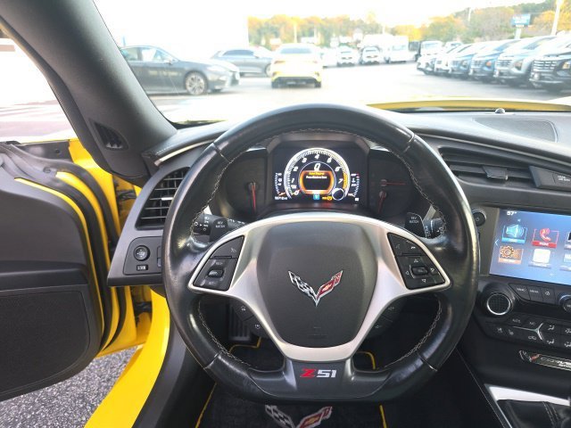 Used 2016 CORVETTE RACING YELLOW TINTCOAT Chevrolet Z51 2LT image 22