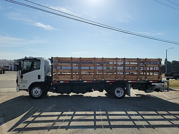 Certified Used 2025 White Isuzu Stakebed image 6