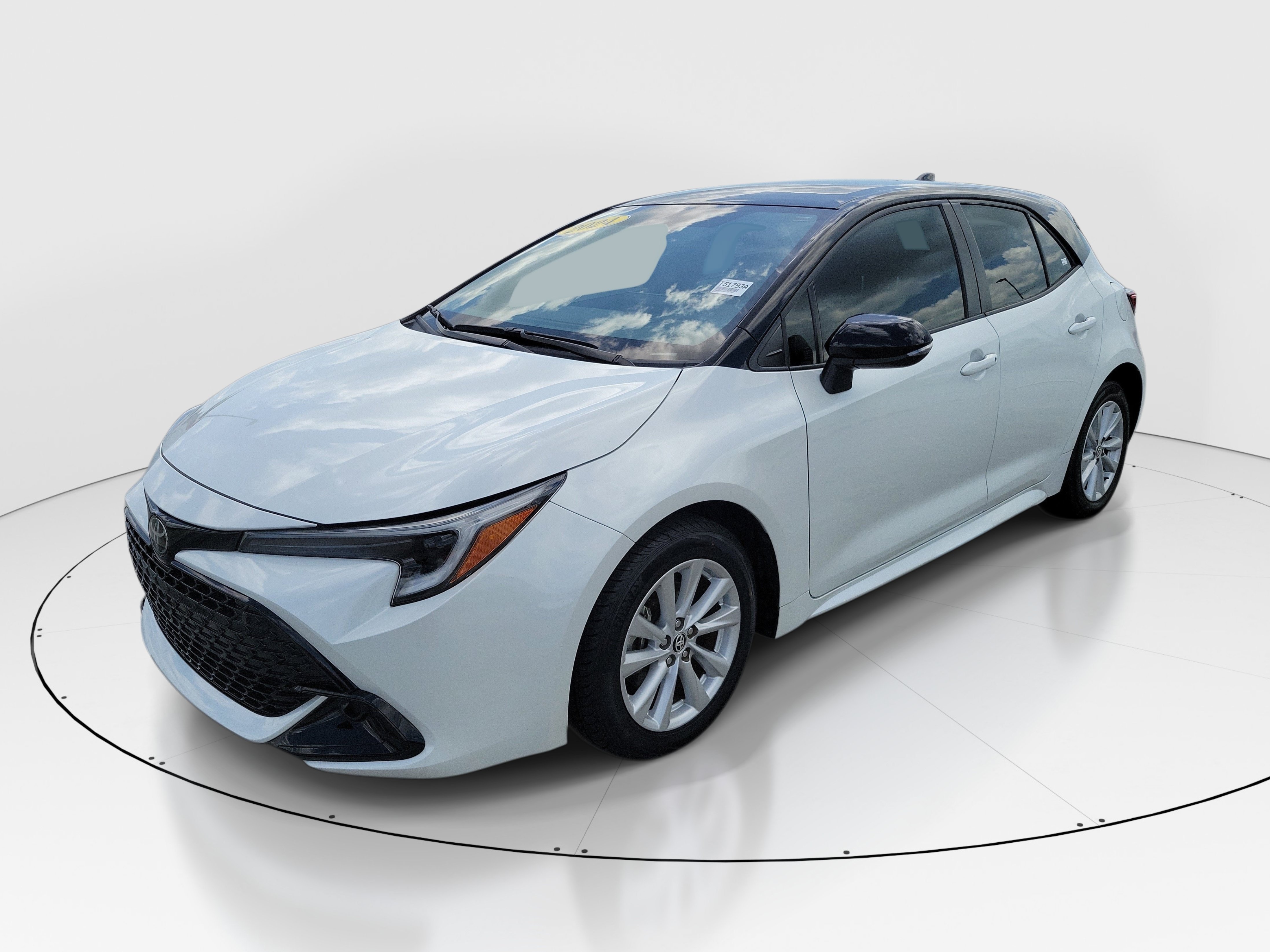 Used 2024 Midnight Black Metallic Toyota SE image 3