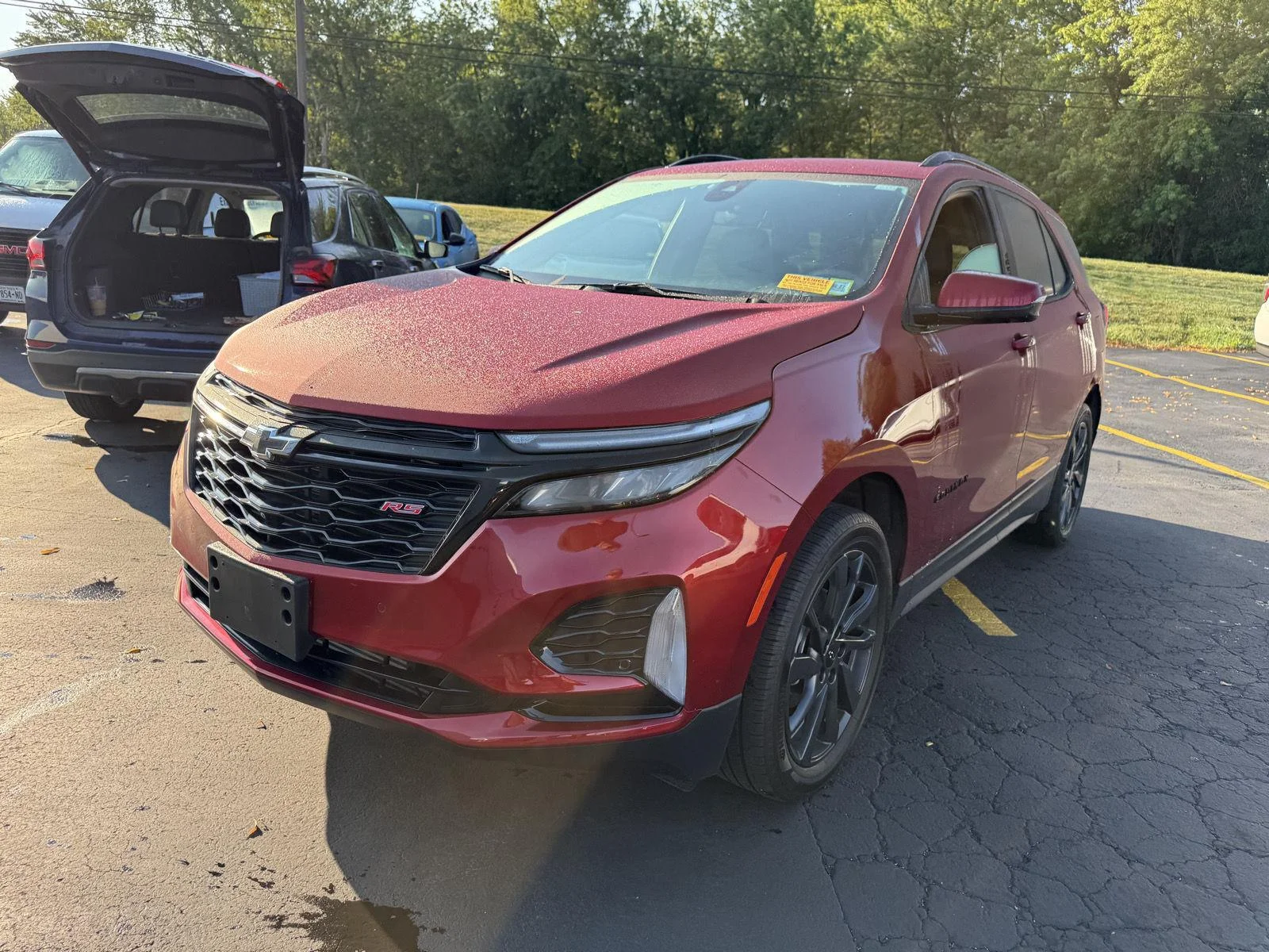 Used 2024 Radiant Red Tintcoat Chevrolet RS image 3