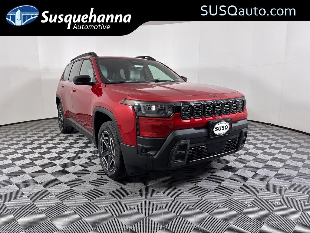 Red Hot Pearl-Coat Exterior Paint 2026 Jeep Cherokee SUV / Crossover Four-Wheel Drive Continuously Variable Transmission