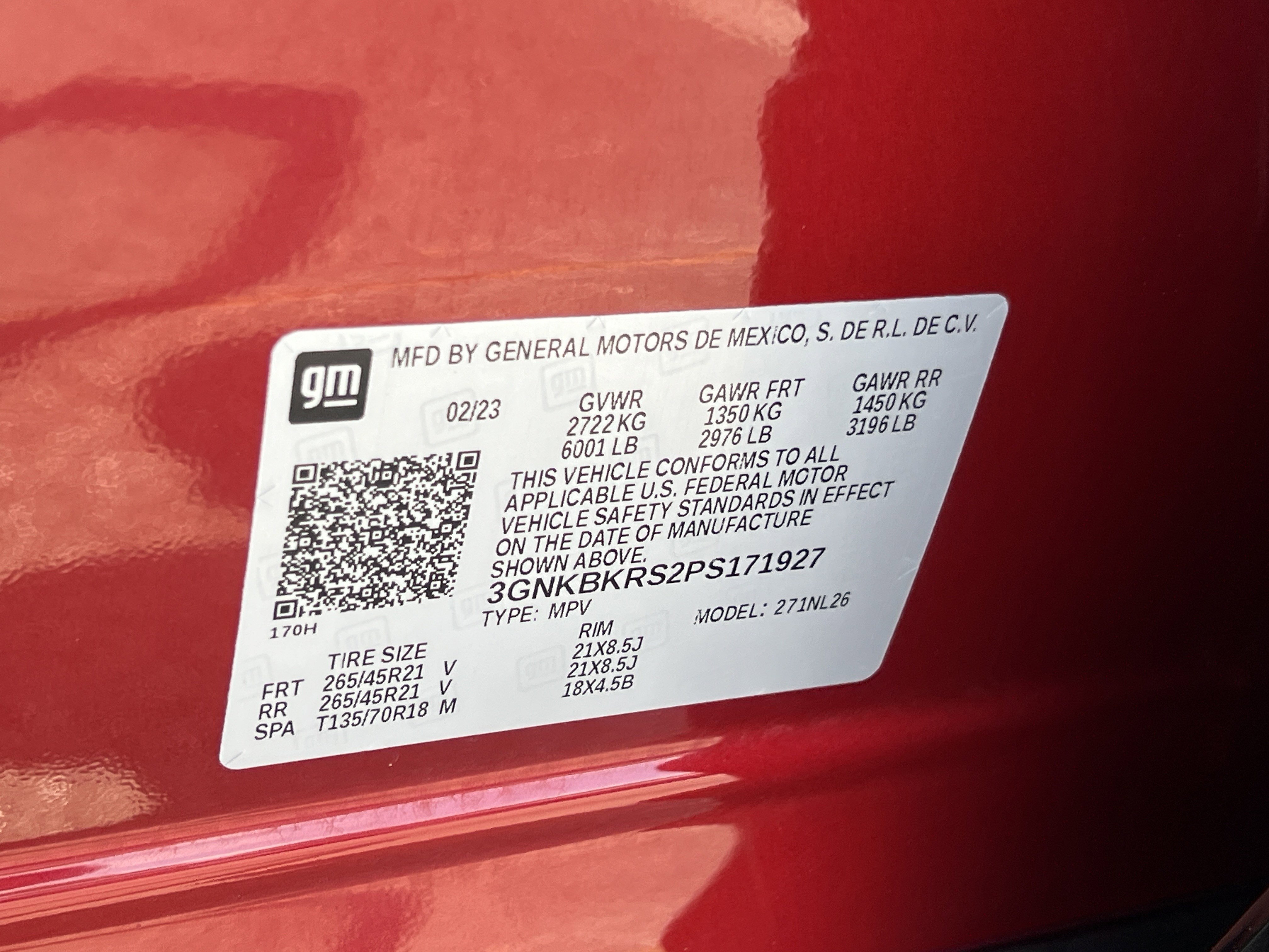 Used 2023 Radiant Red Tintcoat Chevrolet RS image 35