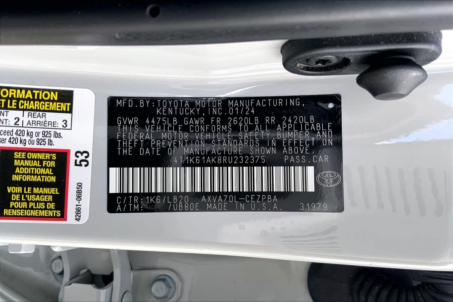 Used 2024 Ice Edge Toyota XSE image 36