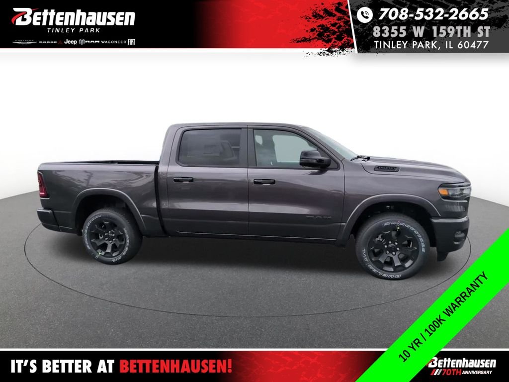 New 2026 Granite Crystal Metallic Clear-Coat Exterior Paint RAM Big Horn image 4