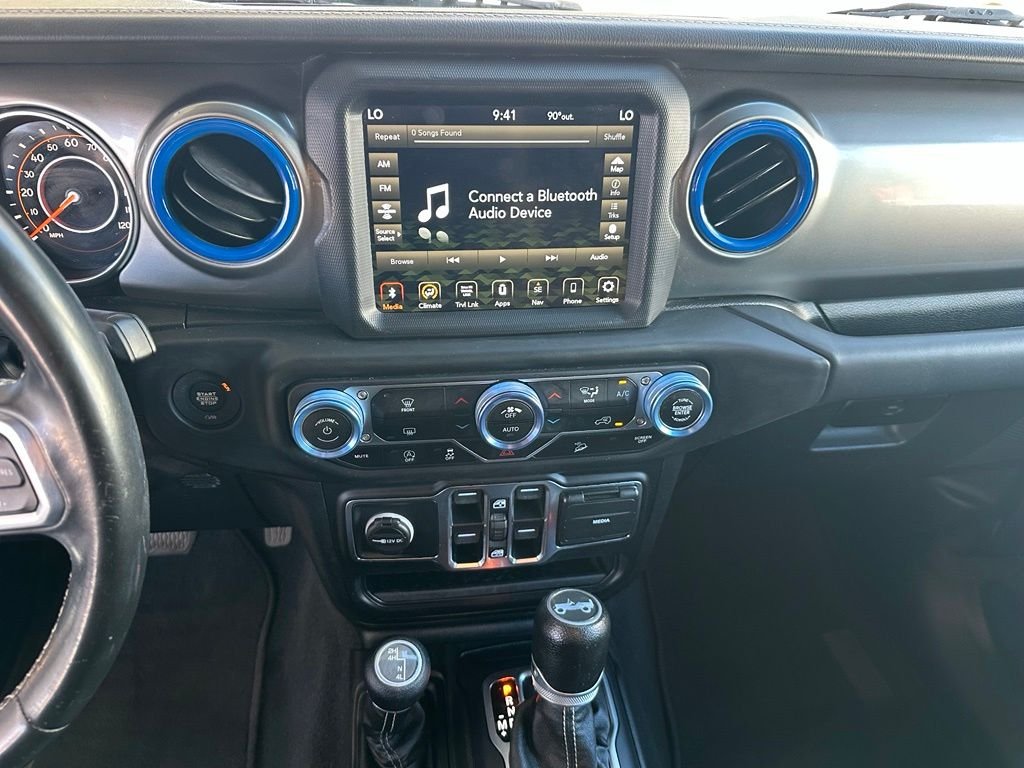 Used 2020 Blue Jeep Unlimited Sahara image 23