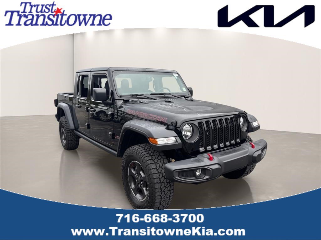 Used 2023 Black Clearcoat Jeep Rubicon image 1