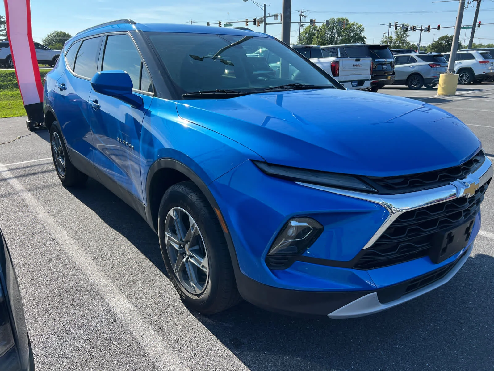 Used 2024 Riptide Blue Metallic Chevrolet LT image 3