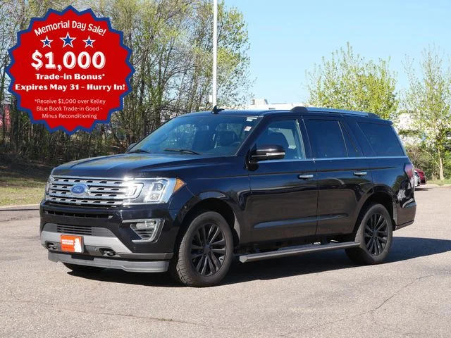 Used 2021 Ford Expedition Limited with VIN 1FMJU2AT8MEA23771 for sale in White Bear Lake, Minnesota