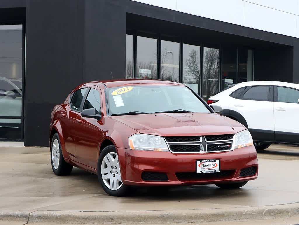 Used 2012 Dodge Avenger SE with VIN 1C3CDZAB9CN259703 for sale in Naperville, IL