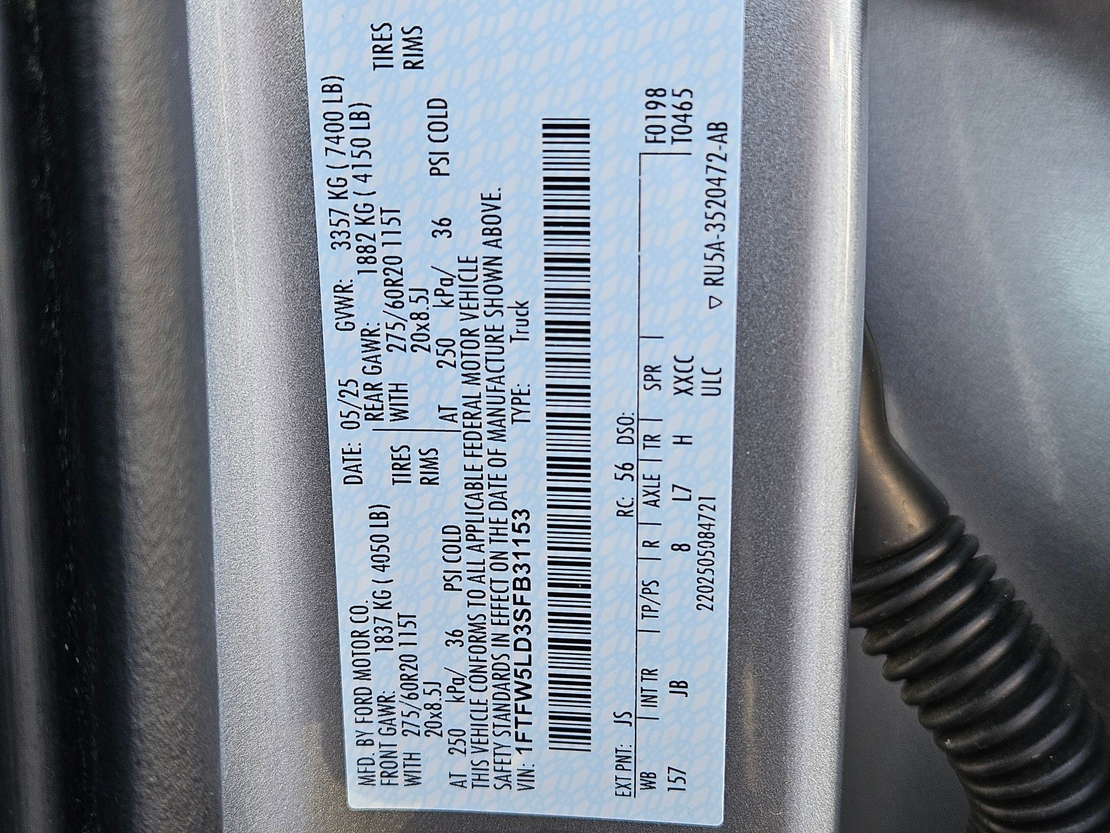 Certified Used 2025 Blue Ford LARIAT image 34