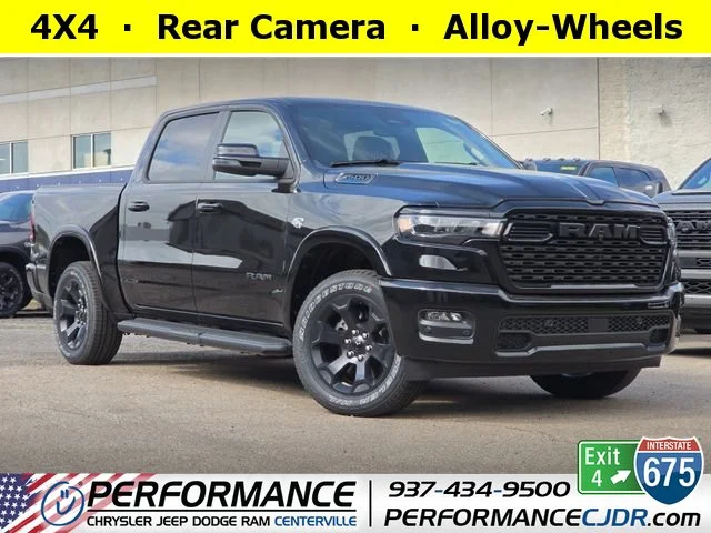 New 2026 Diamond Black Crystal Pearlcoat Ram Big Horn/Lone Star image 1