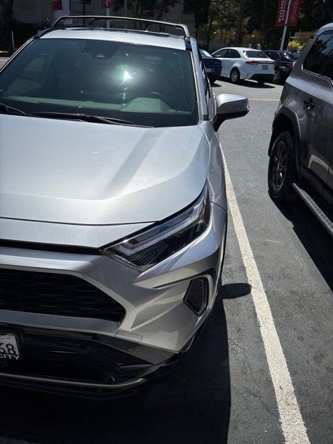 Used 2025 Silver Sky Metallic Toyota Hybrid SE image 13