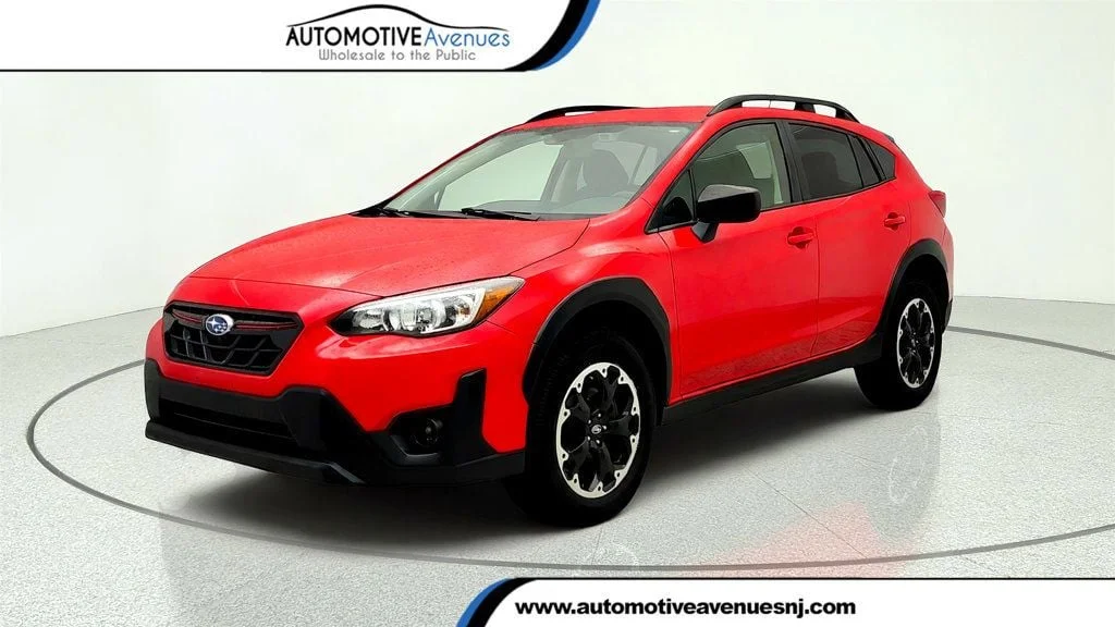 Used 2022 Pure Red Subaru CVT image 1