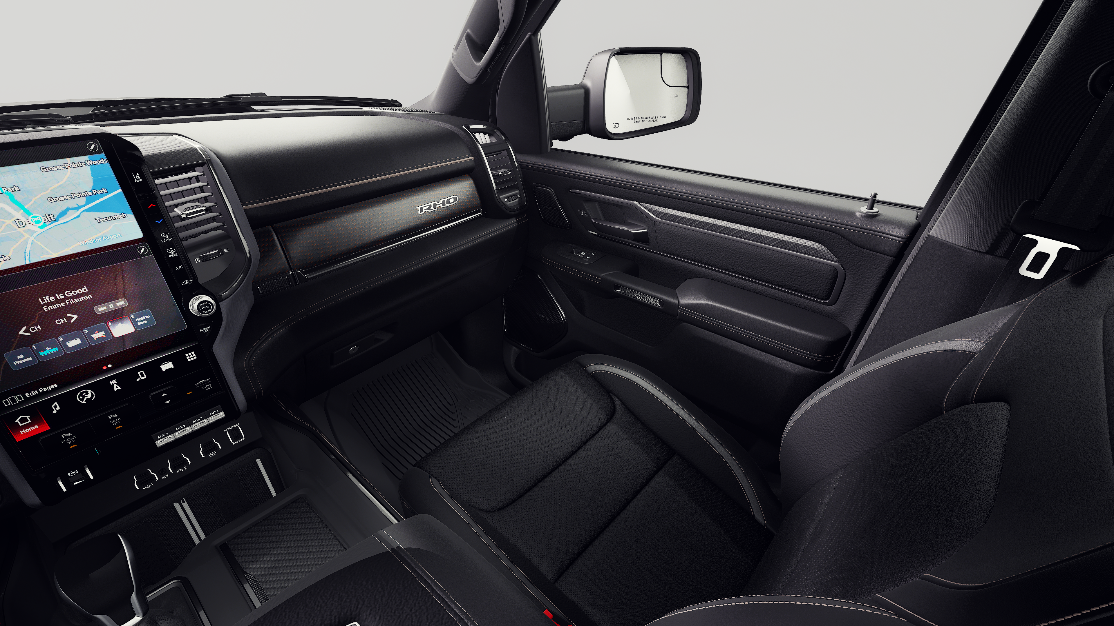 New 2027 Diamond Black Crystal Pearl-Coat Exterior Paint RAM RHO image 19