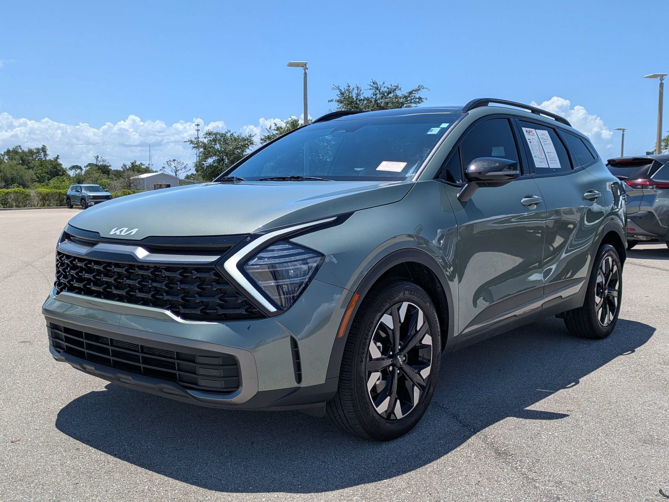 Certified Used 2024 Jungle Green Kia X-Line image 8