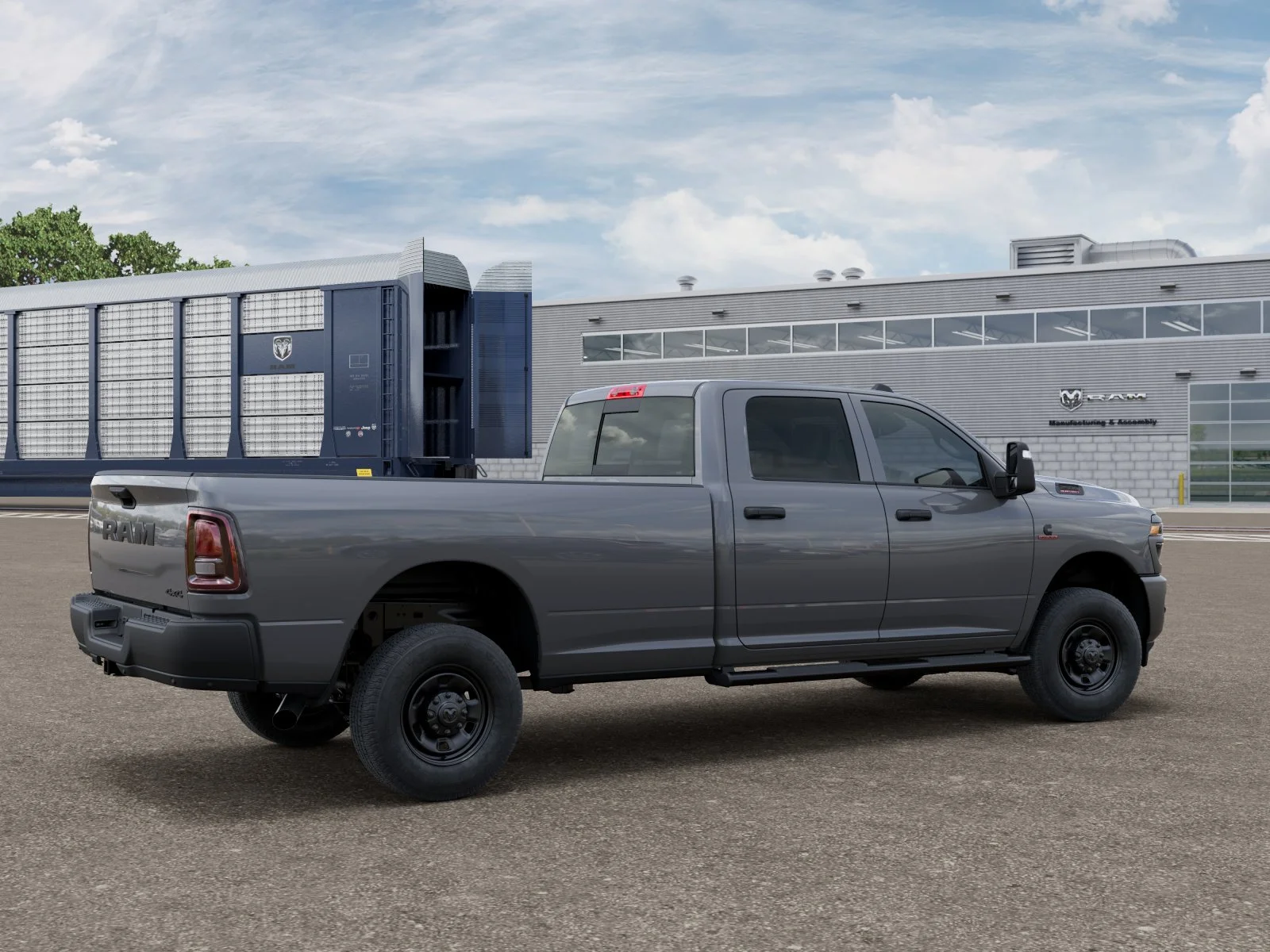 New 2026 Ceramic Gray Clear-Coat Exterior Paint RAM Tradesman image 2
