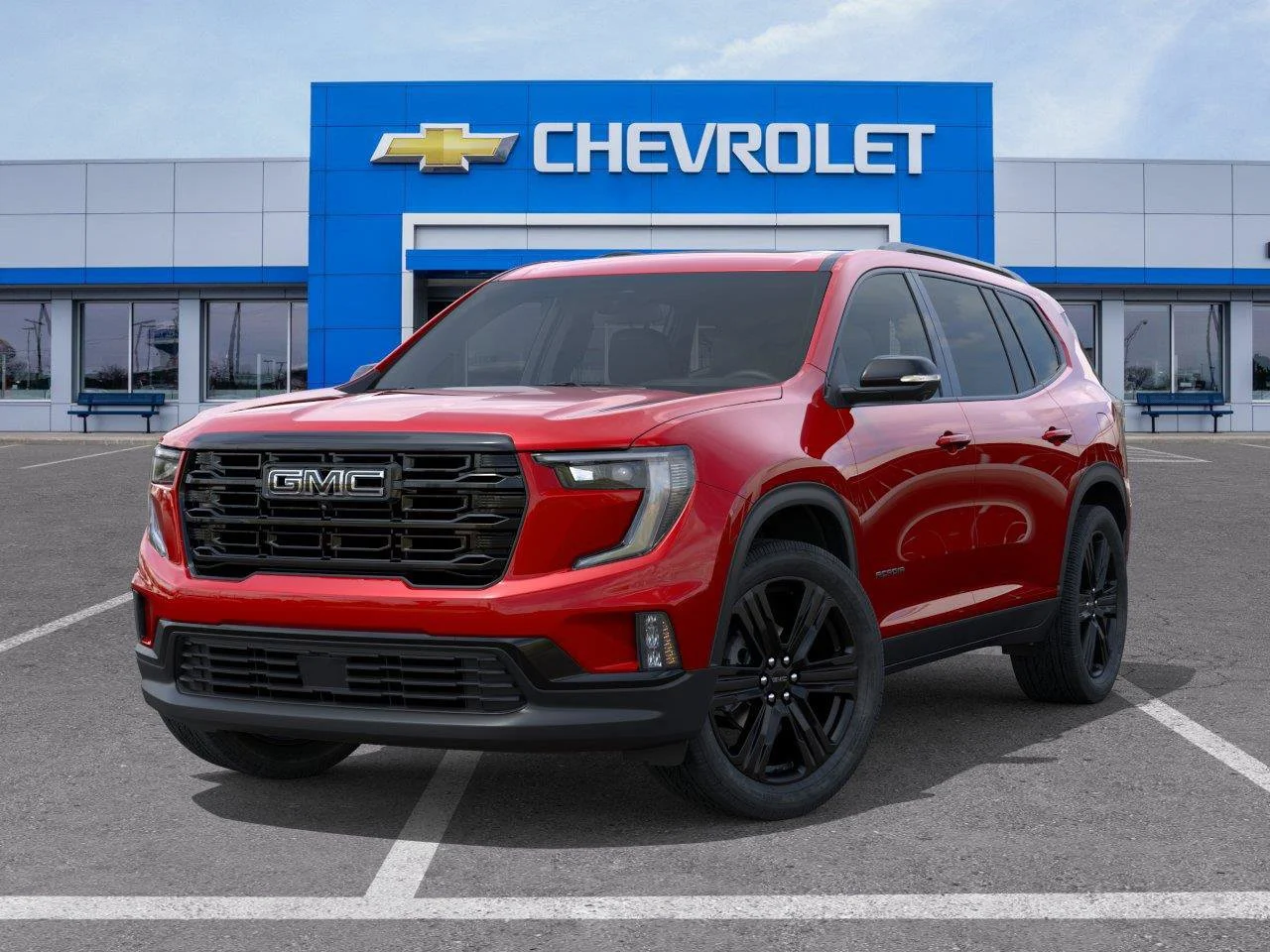 New 2027 Volcanic Red Tintcoat GMC Elevation image 6