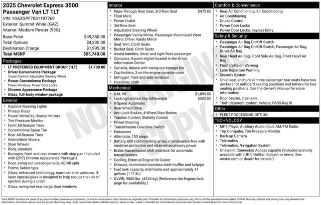 Used 2025 Summit White Chevrolet 1LT image 5